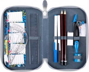 Piórnik St.Majewski Piórnik trzypoziomowy z wyposażeniem Ombre Unicorns PC-05 4