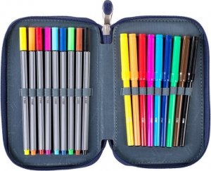 Piórnik St.Majewski Piórnik trzypoziomowy z wyposażeniem Holo Unicorn PC-05 3