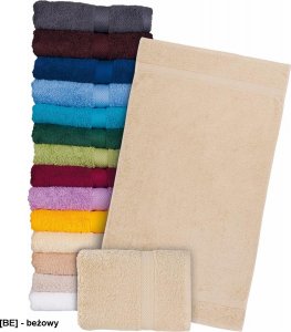 R.E.I.S. T-SOFT-50x90 - Ręcznik z wysokiej jakości frotte 500 g/m2 rozmiar 50x90cm - granatowy. 3