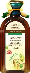Green Pharmacy Green Pharmacy Szampon do włosów przeciwłupieżowy Dziegieć, Cynk 2