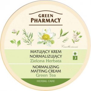 Green Pharmacy Green Pharmacy Herbal Cosmetics Krem do twarzy normalizujący z zieloną herbatą 1