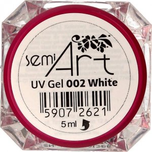 Semilac SEMILAC SEMI ART LAKIER DO ZDOBIEŃ 002 WHITE 2