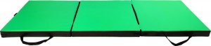 UnderFit Materac gimnastyczny 3-częściowy UF9560 180 cm x 60 cm x 6 cm zielony twardy 2