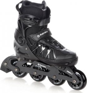 Rolki RAVEN Expert rekreacyjne regulowane czarne r. 40-43 2