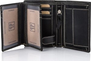 Paolo Peruzzi Zestaw męski torba i portfel czarny Paolo Peruzzi ZUP-29-BL 7