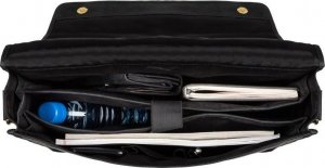 Paolo Peruzzi Zestaw męski torba i portfel czarny Paolo Peruzzi ZUP-29-BL 10