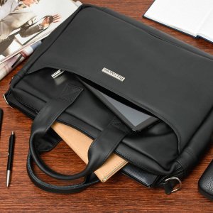 Torba Beltimore Torba męska na laptopa skórzana czarna Beltimore F12 3