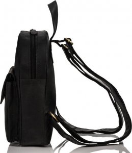 Paolo Peruzzi Zestaw plecak i portfel czarny vintage PAOLO PERUZZI ZUP-23-BL 3