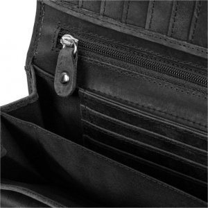 Paolo Peruzzi Zestaw damski skórzany PAOLO PERUZZI ZUP-26-BL czarny plecak i portfel 11