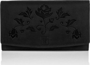 Paolo Peruzzi Zestaw damski skórzany PAOLO PERUZZI ZUP-26-BL czarny plecak i portfel 9