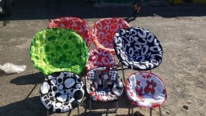 Tech-Led Mały fotelik plażowy-ogrodowy dla dziecka składany 5