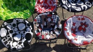 Tech-Led Mały fotelik plażowy-ogrodowy dla dziecka składany 6