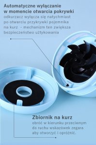 Odkurzacz ręczny Tenwin Mini odkurzacz ręczny biurko akumulator USB TENWIN 14