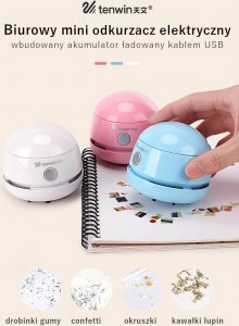 Odkurzacz ręczny Tenwin Mini odkurzacz ręczny biurko akumulator USB TENWIN 3