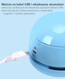 Odkurzacz ręczny Tenwin Mini odkurzacz ręczny biurko akumulator USB TENWIN 8