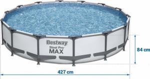 Bestway Basen stelażowy Steel Pro 427cm 10w1 (56595) 7