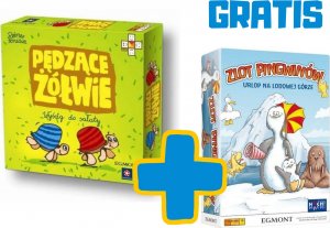 Egmont Pędzące Żółwie + Zlot Pingwinów GRATIS Egmont Zestaw 2 Gier Planszowych 1