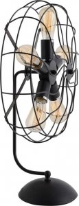 Wentylator Industrialna LAMPKA biurkowa 3123122 Nave metalowa LAMPA stołowa wiatrak wentylator czarny 2
