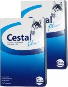 Ceva Animal Health Cestal Dog Plus Flavour tabletki na odrobaczanie psów 4 tabletki 1
