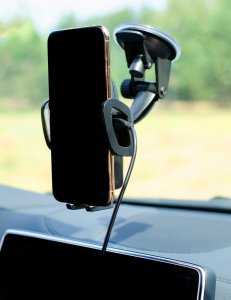 Blashorn Indukcyjna Ładowarka do Samochodu Regulacja Kabel 10W uchwyt do telefonu 4