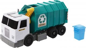 Kosz na śmieci Mattel Matchbox duża śmieciarka do recyklingu światło/dźwięk + kosz na śmieci 3