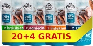 Frendi Frendi kawałki w delikatnym sosie Mix smaków 24x100g 1