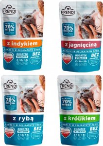 Frendi Frendi kawałki w delikatnym sosie Mix smaków 24x100g 2