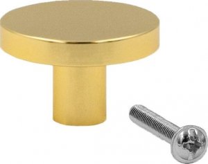 Szchara UCHWYT MEBLOWY ZŁOTY GAŁKA DO MEBLI POŁYSK 30 MM 1