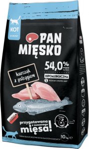 Pan Mięsko PAN MIĘSKO Kurczak z pstrągiem S 10kg dla kota 1