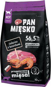 Pan Mięsko PAN MIĘSKO Cielęcina z krewetkami S 10kg dla kota 1