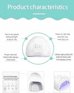 Lampa do paznokci Tech-Led Lampa UV LED 48w SUN ONE DO PAZNOK 4