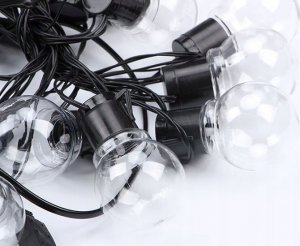 Girlanda Led na balkon solarna Led ciepła 10 diod 9