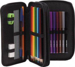 Piórnik Derform Piórnik podwójny z wyposażeniem Pixele 2