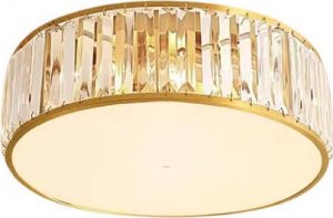 Lampa sufitowa Copel Sufitowa lampa glamour CGVETR50 okrągła nad łóżko złota 1
