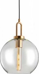 Lampa wisząca Copel Szklana lampa wisząca CGCLEARBOWL kula złota przezroczysta 1