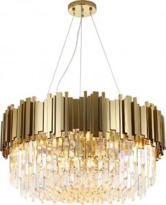 Lampa wisząca Copel Wisząca lampa salonowa CGPIPORGCRYST45 crystals mosiądz 2