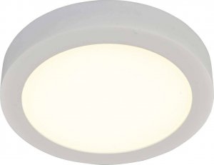 Kinkiet Plafon LAMPA sufitowa 1152126 Nave okrągła OPRAWA kinkiet LED 15W 3000K ścienny IP40 biały fueva-c 1