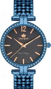 Zegarek Gino Rossi Elegancki DAMSKI niebieski zegarek 1