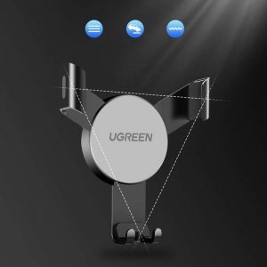 Ugreen Uchwyt samochodowy grawitacyjny Holder do auta UGREEN do telefonu do kratki Czarny 4