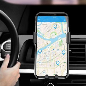 Ugreen Uchwyt samochodowy grawitacyjny Holder do auta UGREEN do telefonu do kratki Czarny 10