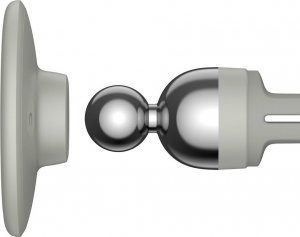 Baseus Baseus C01 samochodowy uchwyt magnetyczny do smartfona na kratkę wentylacyjną szary (SUCC000102) 6