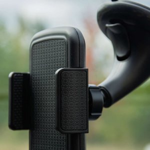 4kom.pl Uchwyt samochodowy Uniwersalny Holder do auta na telefon szybę/ deskę Black 7