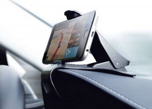 4kom.pl Uchwyt samochodowy klips krokodyl na telefon na deskę kokpit z klipsem 2