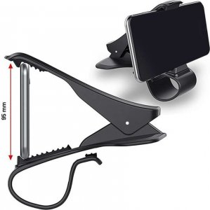 4kom.pl Uchwyt samochodowy klips krokodyl na telefon na deskę kokpit z klipsem 6