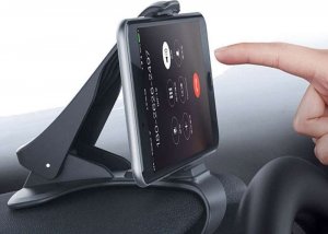 4kom.pl Uchwyt samochodowy klips krokodyl na telefon na deskę kokpit z klipsem 7