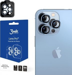 3MK Szkło hybrydowe na obiektyw aparatu 3MK Lens Protection Pro Apple iPhone 13 Pro/13 Pro Max niebieski/sierra blue 1