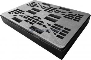 Becker Wanna wychwytowa z kratownicą o pojemności 100 l, kolor czarny, wym. 1280 x 820 x 160 mm 2