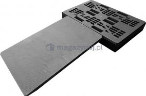 Becker Wanna wychwytowa z kratownicą o pojemności 100 l, kolor czarny, wym. 1280 x 820 x 160 mm 5