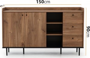 Ravio Komoda do salonu Nero K2D3SZ 6