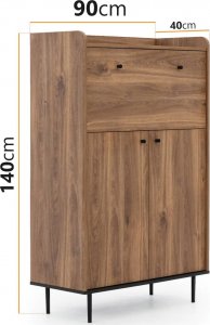 Ravio Komoda z barkiem Nero KB90 8